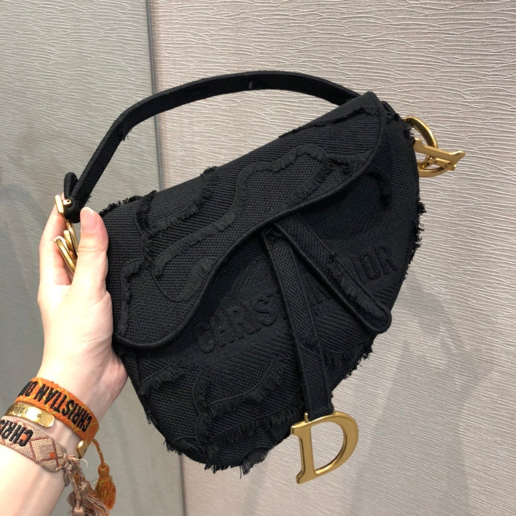 GLAMI Saddle Bag Black For Women 10in/26cm CD