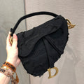 GLAMI Saddle Bag Black For Women 10in/26cm CD