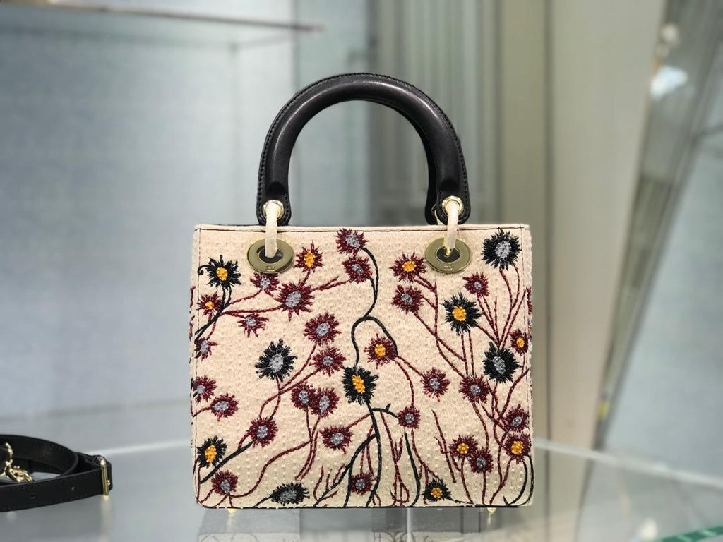 GLAMI MeGLAMIum Lady JarGLAMIn De MiGLAMI Bag Multicolor Beige For Women 9.5in/24cm CD