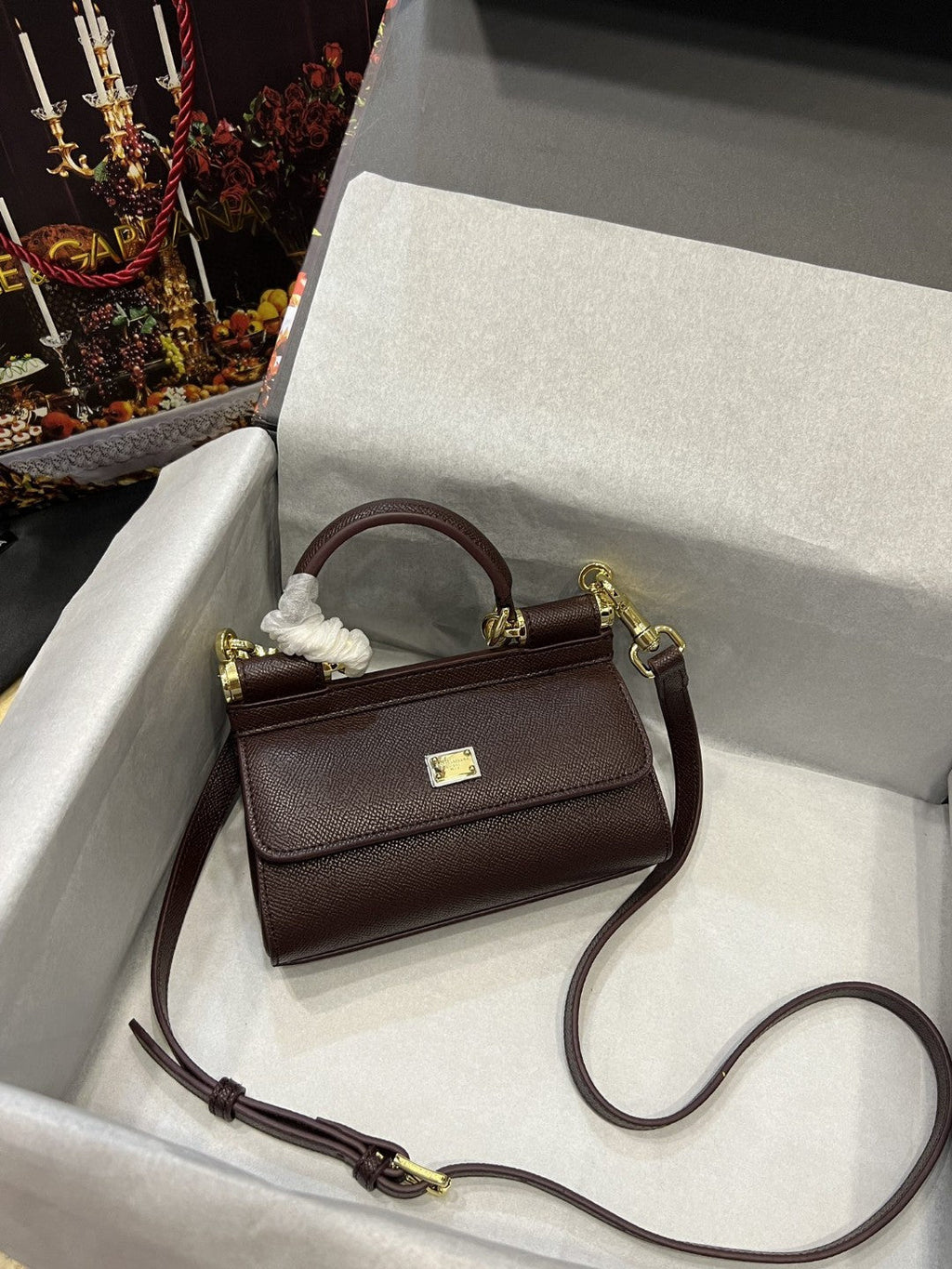 GLAMI Small Sicily Bag In Dauphine Purple For Women 7.5in/19cm GLAMI GLAMI7116A10018M073