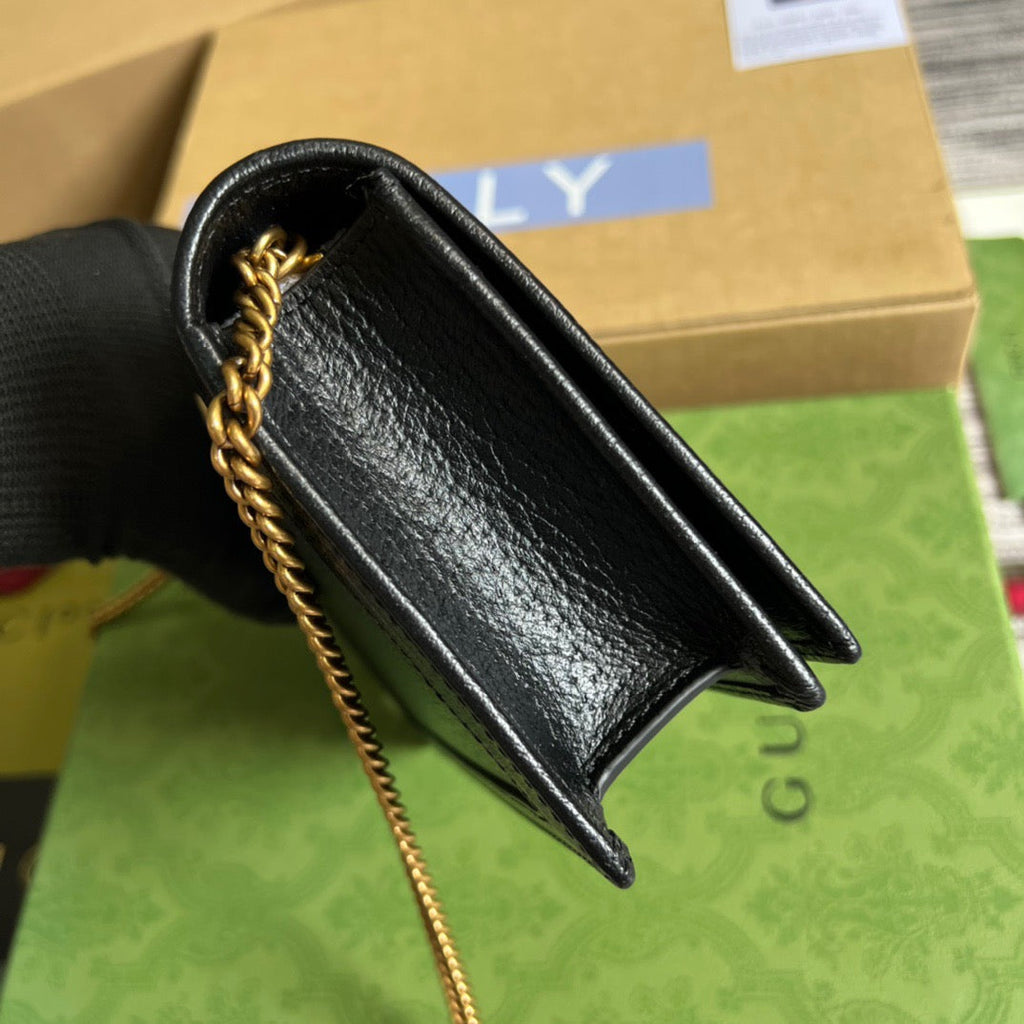 gg Diana Mini Bag With Bamboo Black For Women, Women’s Bags 7.5in/19cm gg 696817 DJ20T 1000
