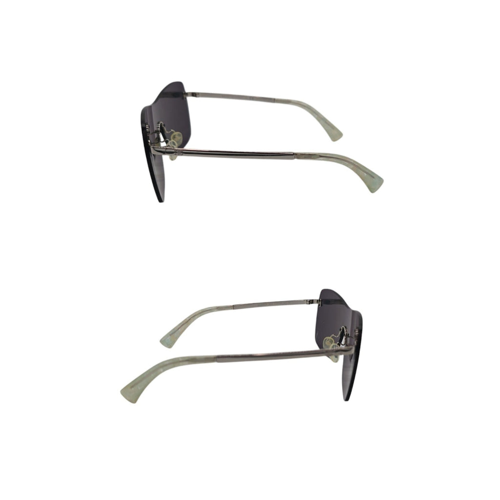 Chanel 4215 CC Shield Quilting Runway Sunglasses Silver Purple