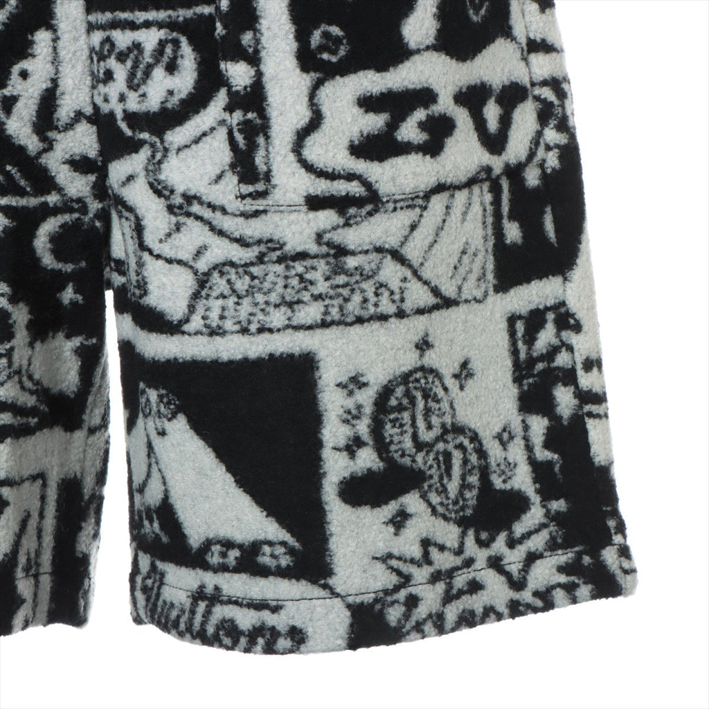 Louis Vuitton 23SS Wool x Nylon Shoes L Men Black x White RM231 LV Comic Free Shorts