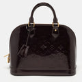 Louis Vuitton Amarante Monogram Vernis  Alma Pm Bag