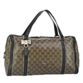 GUCCI GG crystal Hand Bag Beige Gold 181488 99035