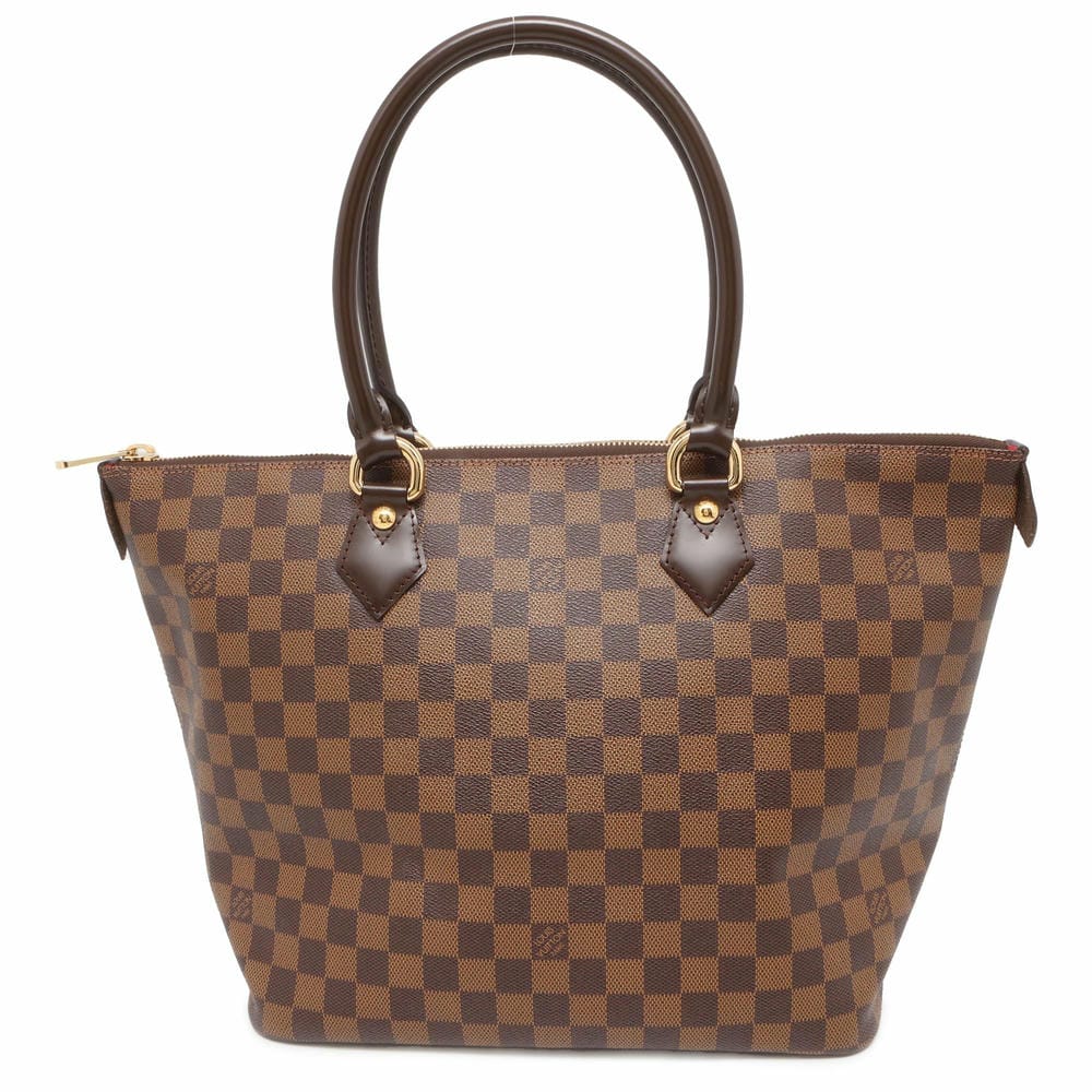 LOUIS VUITTON Saleya Red N51188 Damier Ebene Canvas Size MM