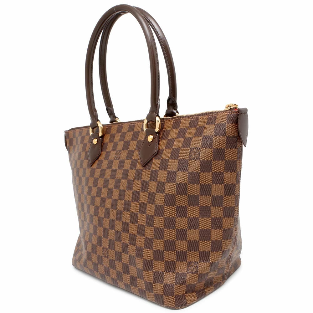 LOUIS VUITTON Saleya Red N51188 Damier Ebene Canvas Size MM