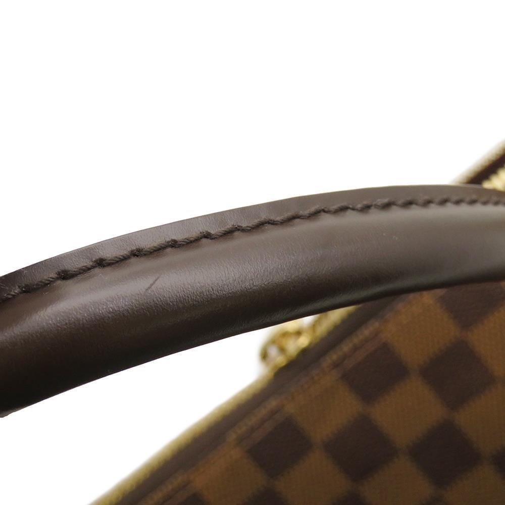 LOUIS VUITTON Saleya Red N51188 Damier Ebene Canvas Size MM