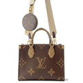 LOUIS VUITTON Onthego Red M46373 Monogram Monogram Reverse Canvas Monogram Giant Size PM