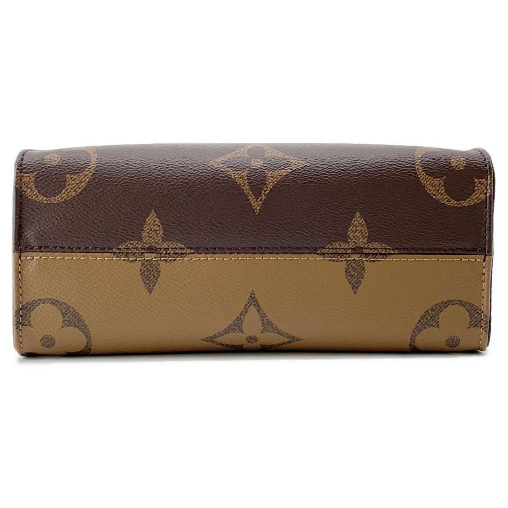 LOUIS VUITTON Onthego Red M46373 Monogram Monogram Reverse Canvas Monogram Giant Size PM