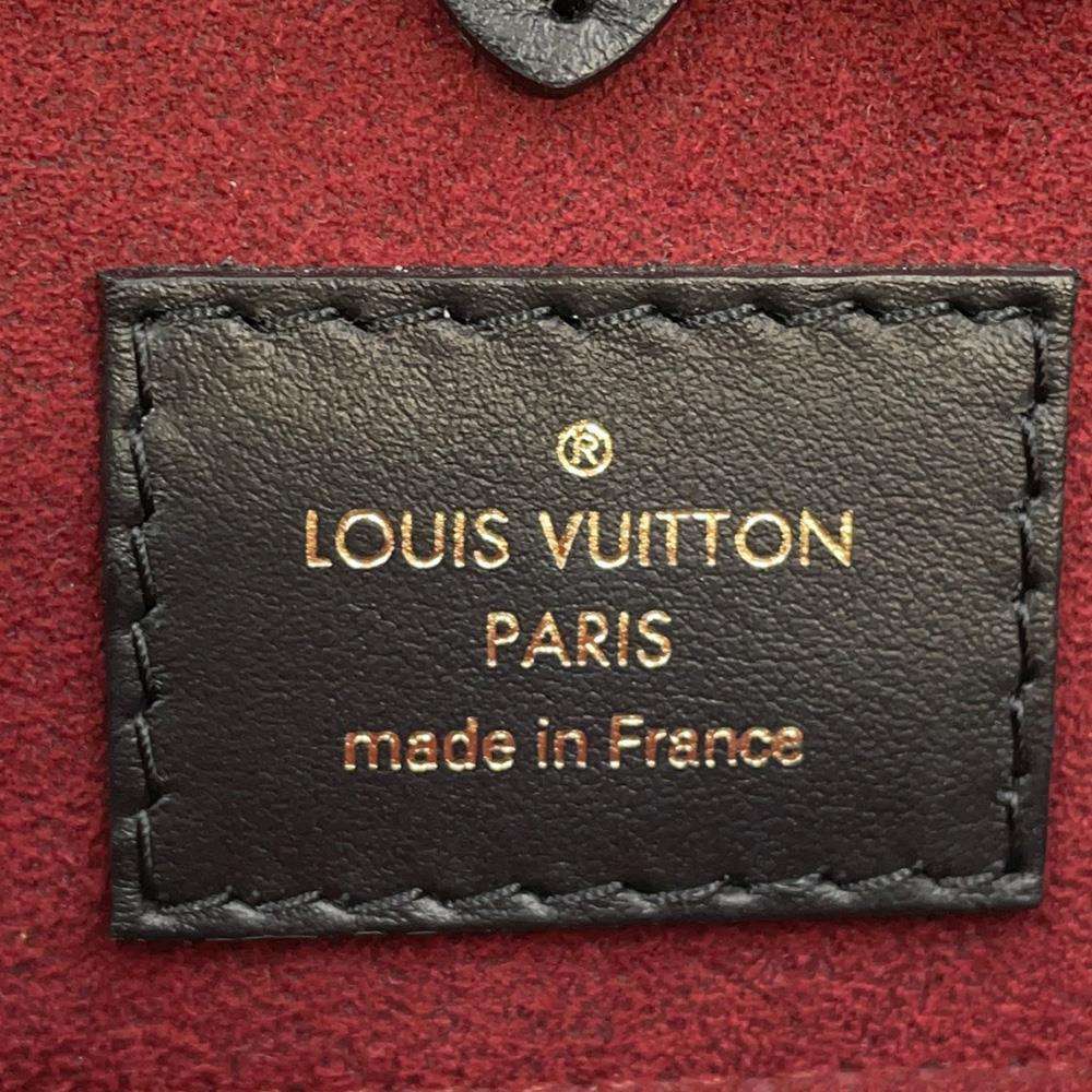 LOUIS VUITTON Onthego Noir/Beige M45495 Bicolor Monogram Empreinte Leather Size MM