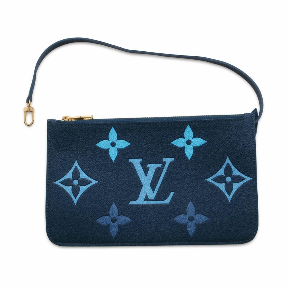 LOUIS VUITTON Neverfull GradationBlue M46514 Monogram Empreinte Leather Size MM