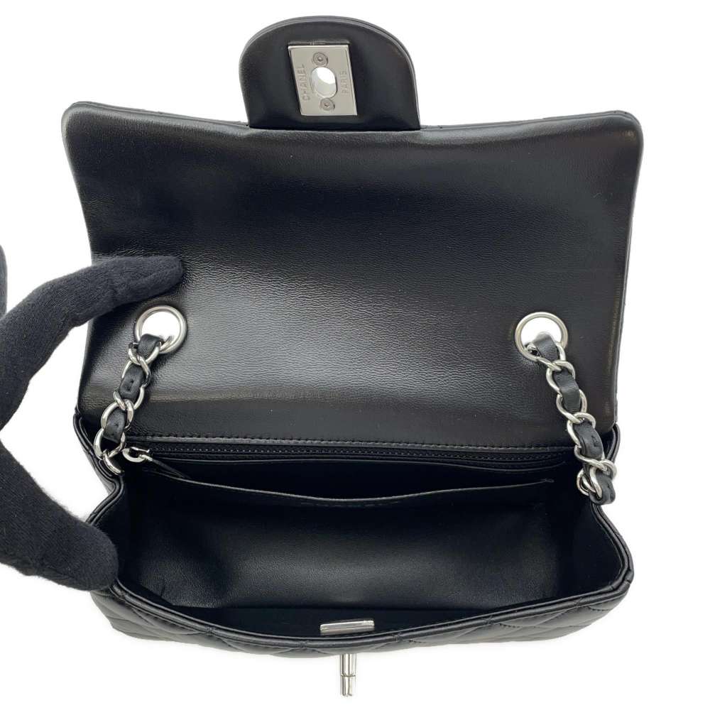 CHANEL Matelasse ChainShoulder BlackA69900 Lambskin Size Mini