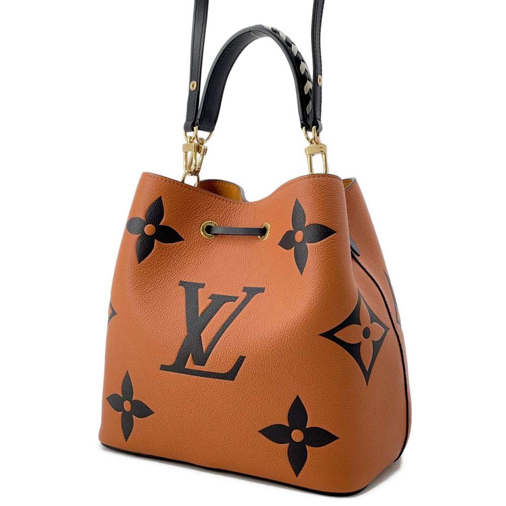 LOUIS VUITTON Neonoe Caramel/Black M56888 Monogram / Giant