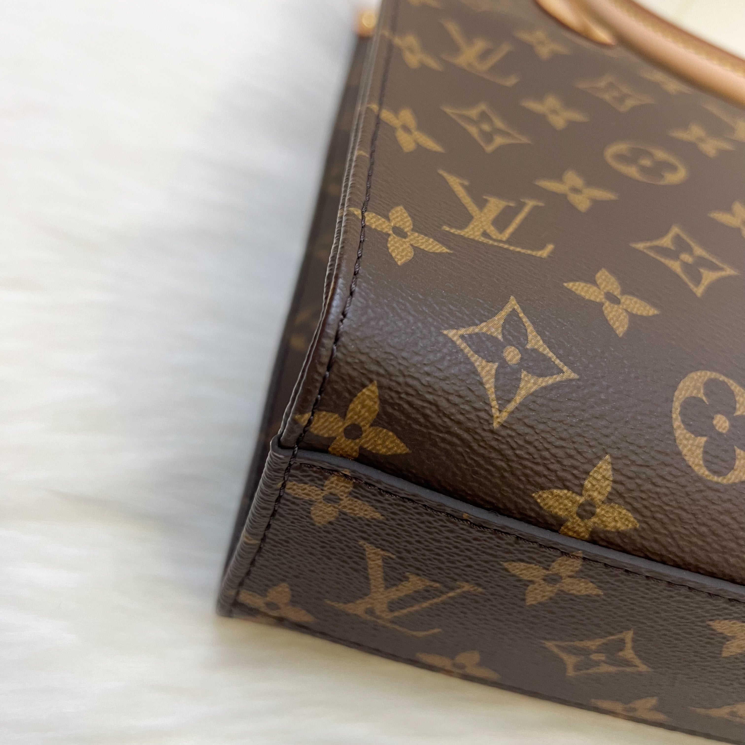 LV Sac Plat PM Monogram Canvas and GHW