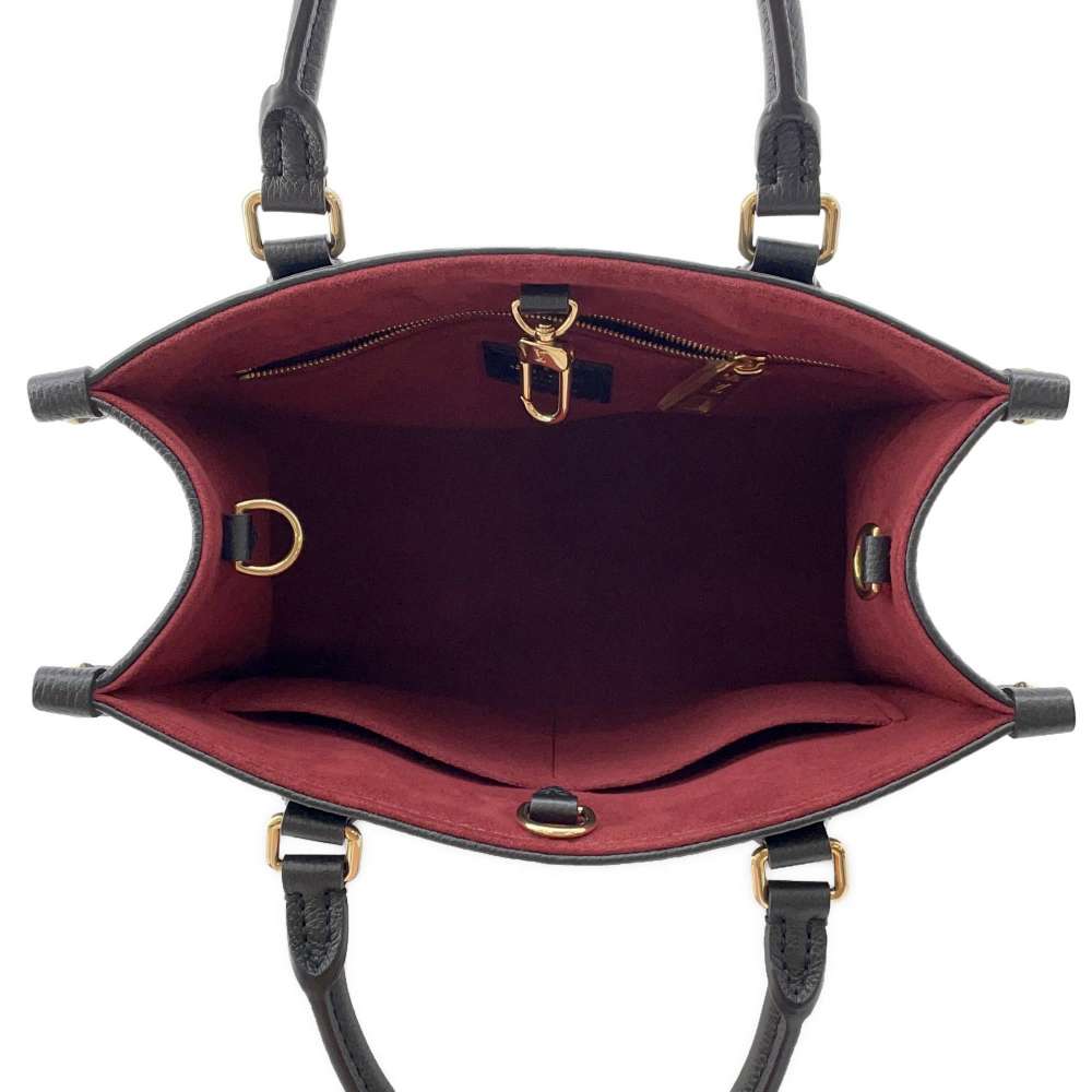 LOUIS VUITTON Onthego Noir/Beige M45659 Bicolor Monogram Empreinte Leather Size PM