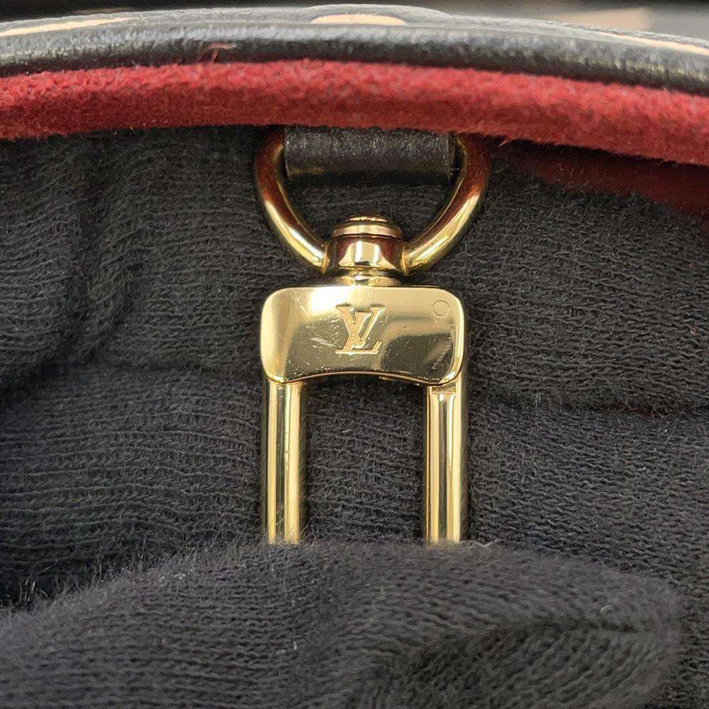 LOUIS VUITTON Onthego Noir/Beige M45659 Bicolor Monogram Empreinte Leather Size PM