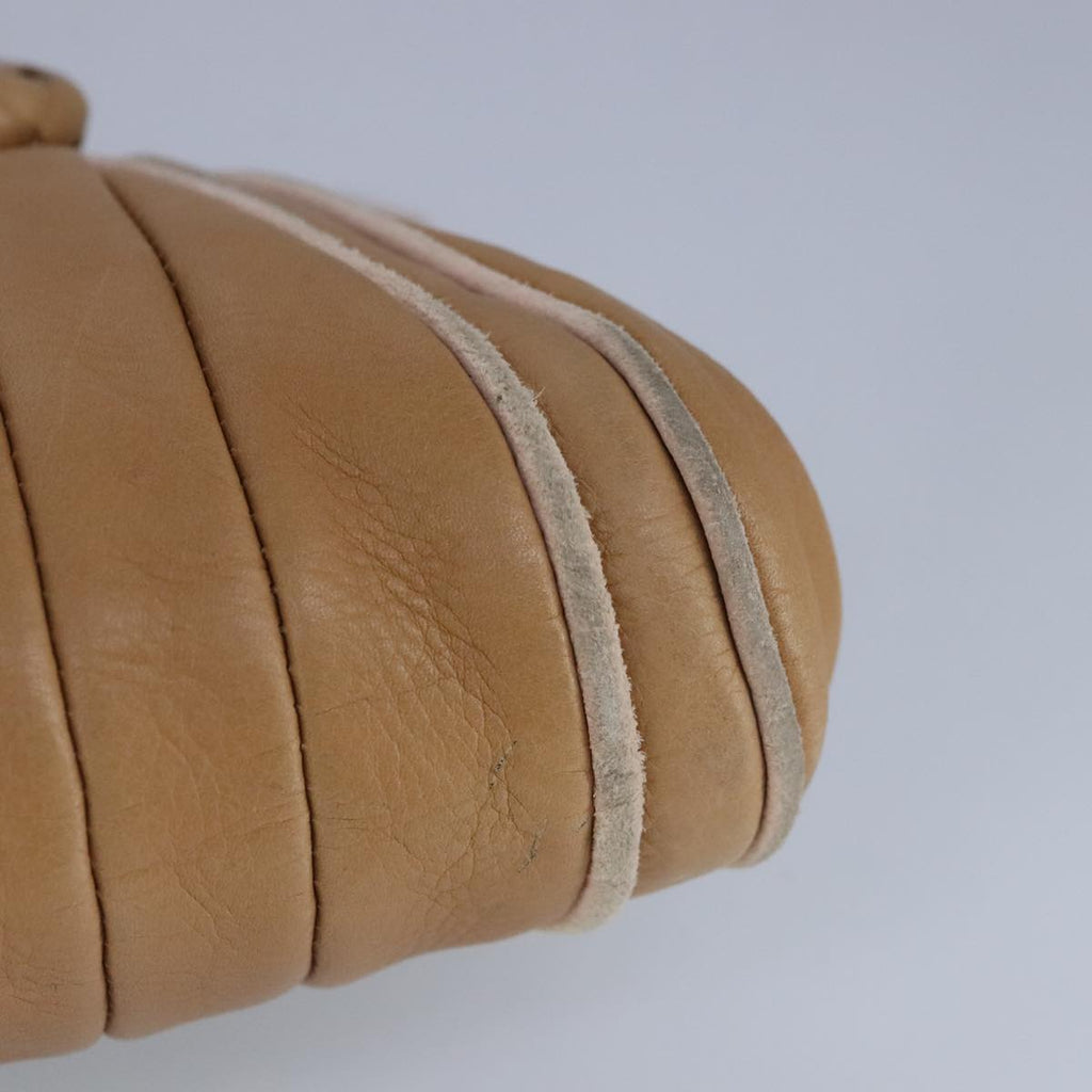 FENDI Hand Bag Leather Beige 99133