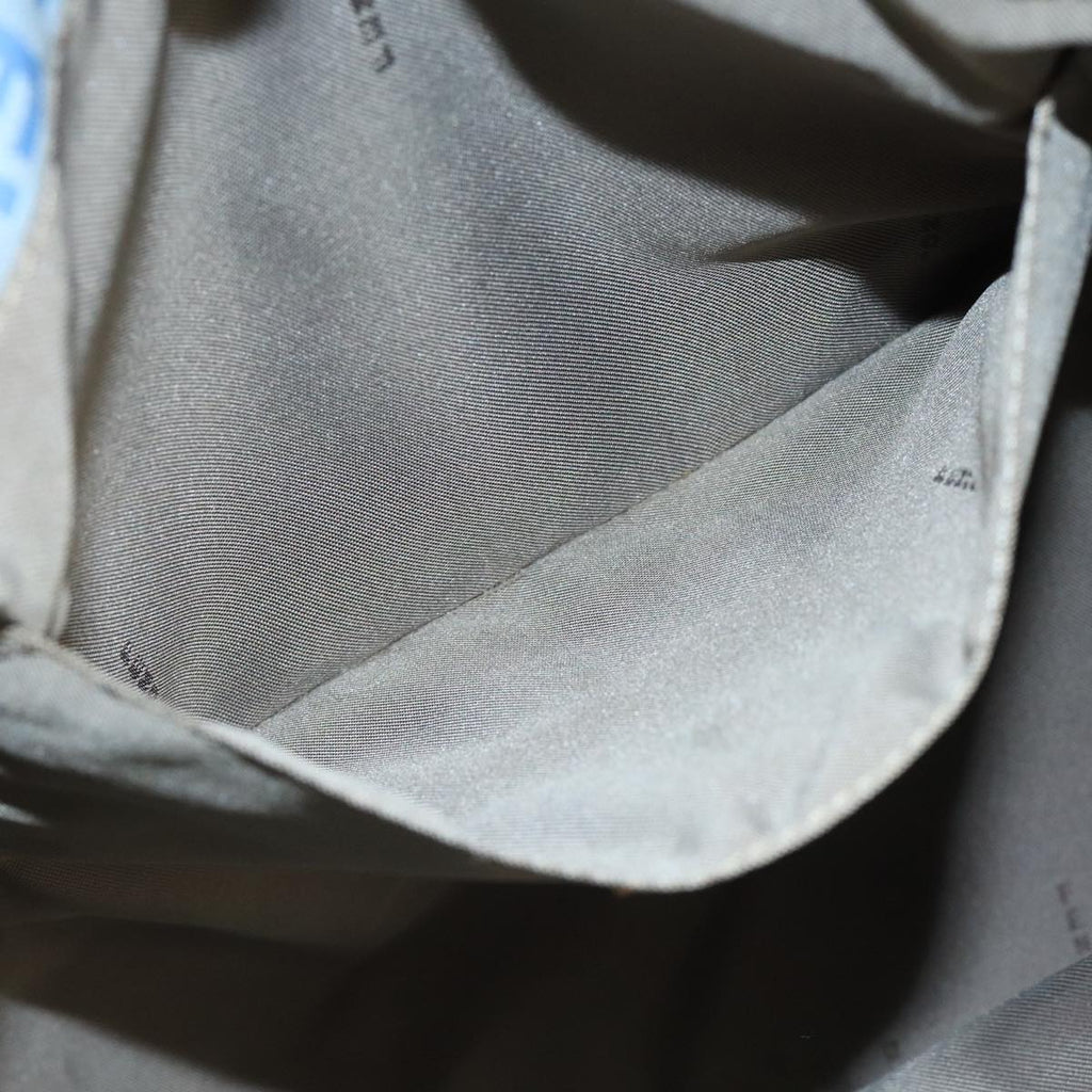 FENDI Zucchino Canvas Tote Bag Blue Silver 99135