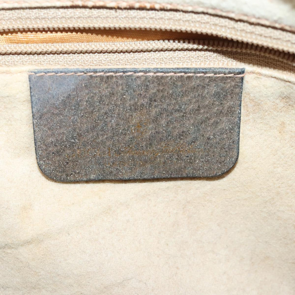 GUCCI GG Supreme Web Sherry Line Shoulder Bag PVC Beige Red 99138