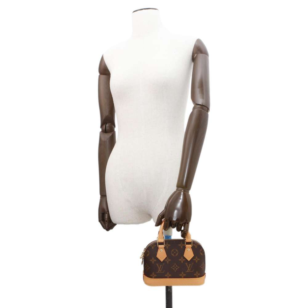 LOUIS VUITTON Nano Alma Brown M82717 Monogram