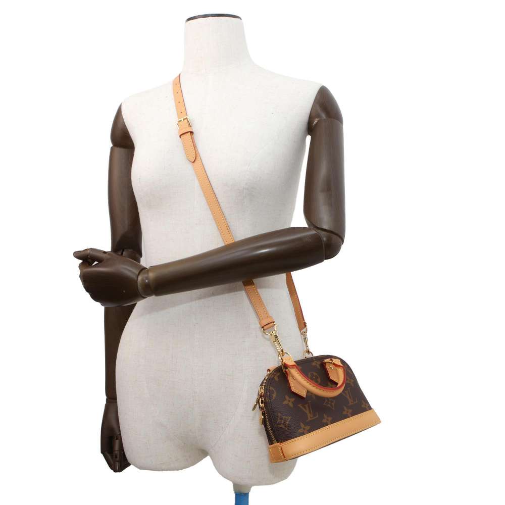 LOUIS VUITTON Nano Alma Brown M82717 Monogram