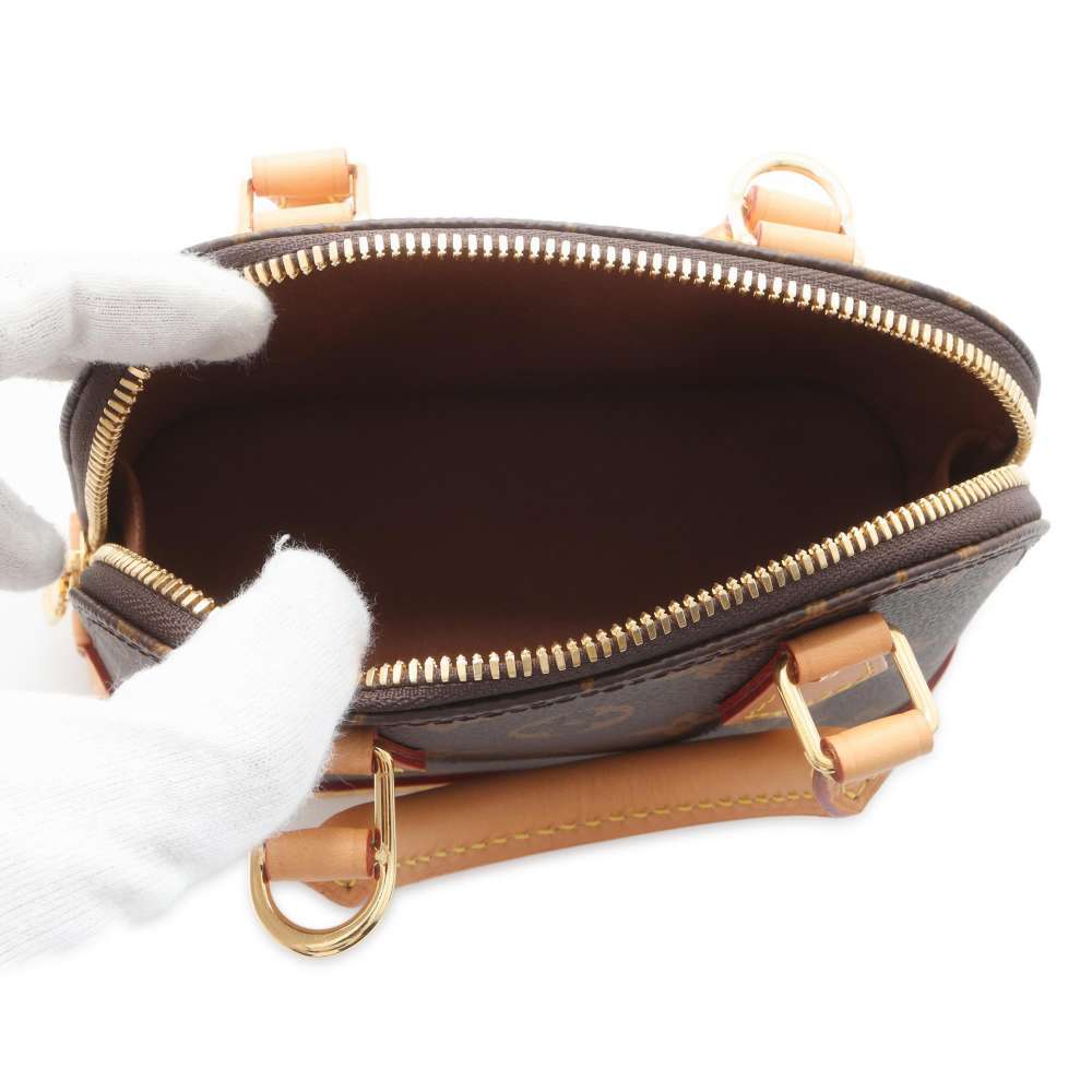 LOUIS VUITTON Nano Alma Brown M82717 Monogram