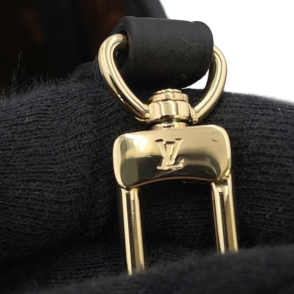 LOUIS VUITTON Neverfull・Inside Out Black M12099 Monogram Grain Leather Size BB