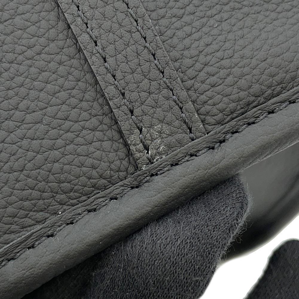 LOUIS VUITTON Neverfull・Inside Out Black M12099 Monogram Grain Leather Size BB
