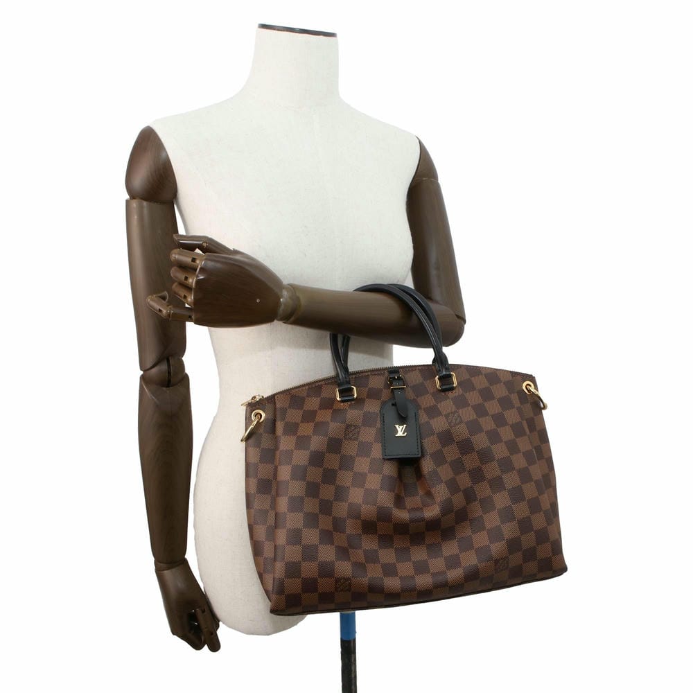 LOUIS VUITTON Odeon Tote Noir N45283 Damier Ebene Canvas Size MM
