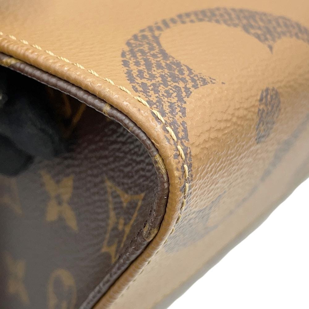 LOUIS VUITTON Onthego Red M45321 Monogram Monogram Reverse Canvas Monogram Giant Size MM