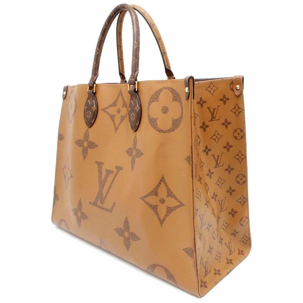 LOUIS VUITTON Onthego Red M44576 Monogram Monogram Reverse Canvas Monogram Giant Size GM