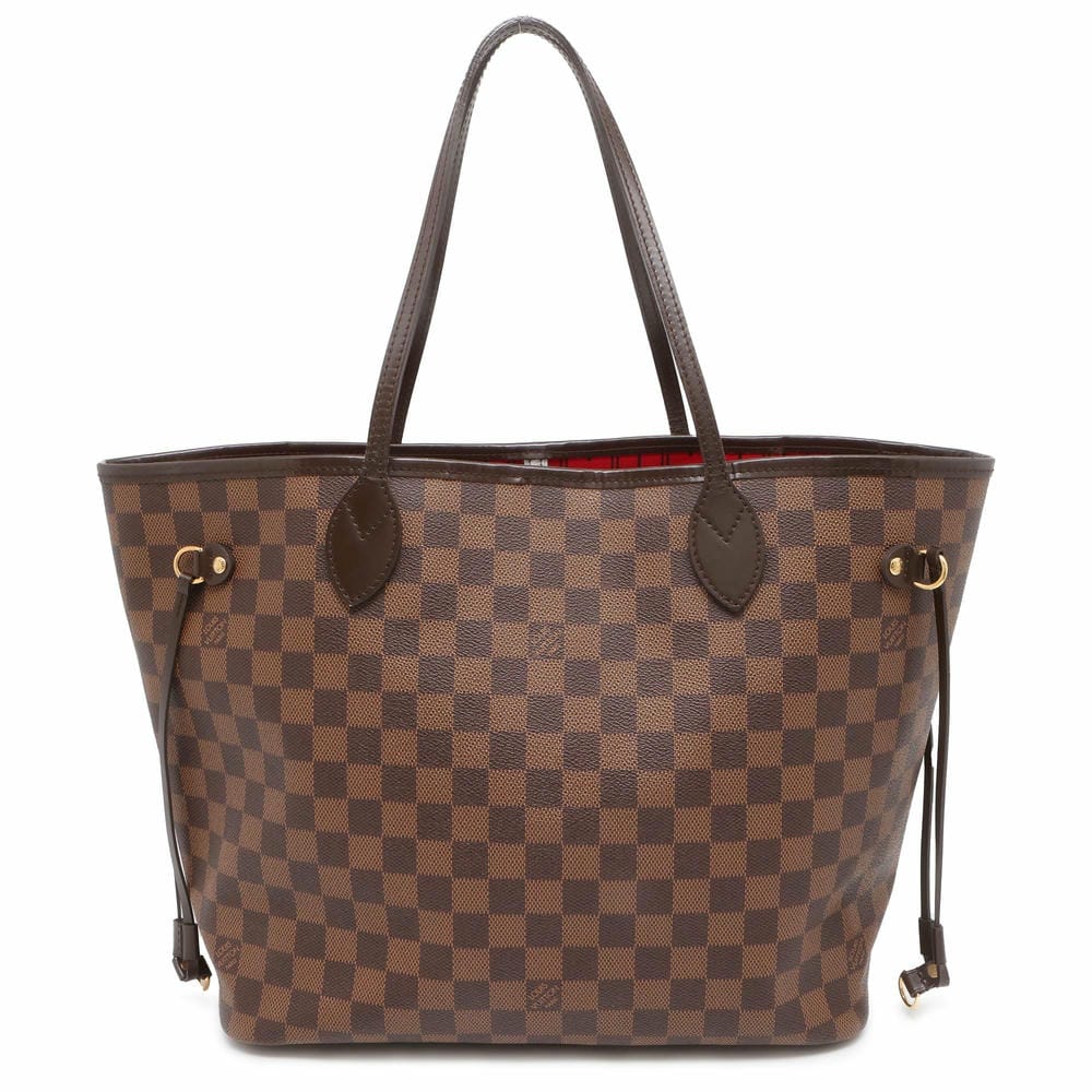 LOUIS VUITTON Neverfull Cerise N51105 Damier Ebene Canvas Size MM