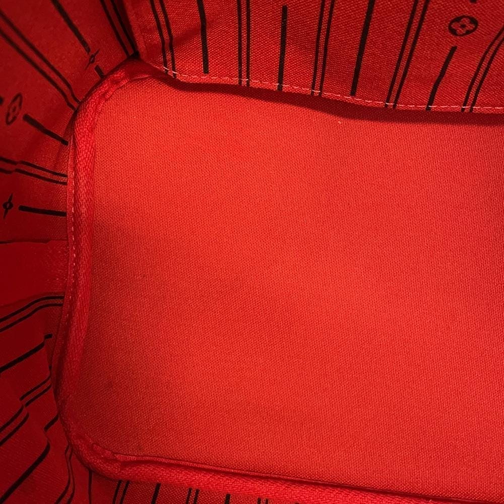 LOUIS VUITTON Neverfull Cerise N51105 Damier Ebene Canvas Size MM