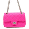 CHANEL 2.55 ChainShoulder Bag shocking pinkAS0874 Leather Size Mini