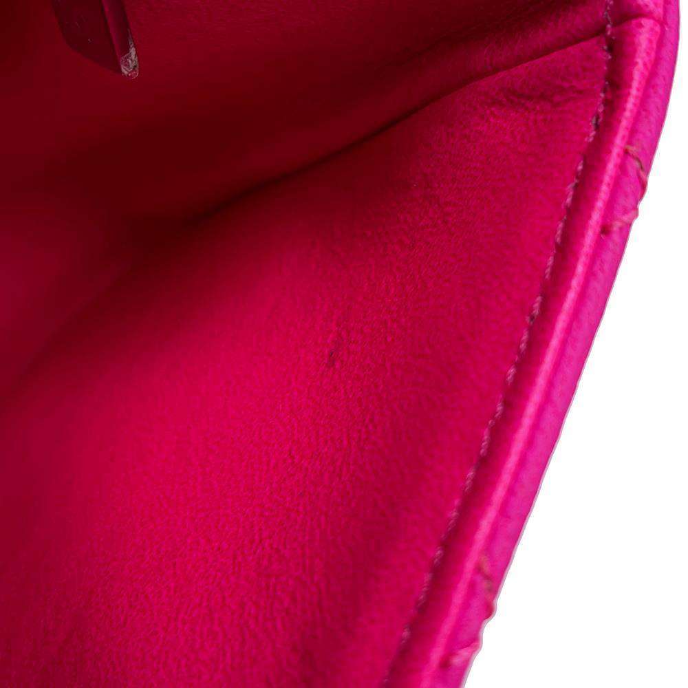 CHANEL 2.55 ChainShoulder Bag shocking pinkAS0874 Leather Size Mini
