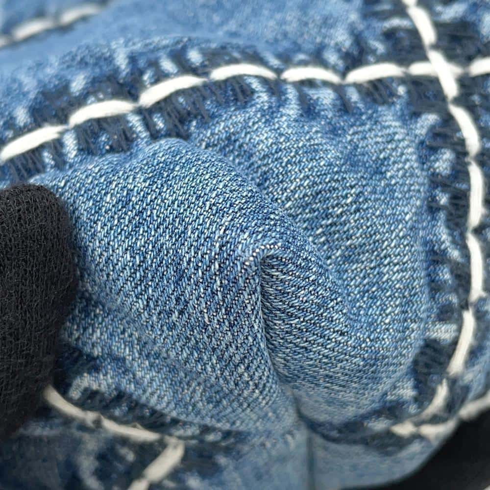 CHANEL Matelasse CHANEL22 BlueAS3260 Denim Size Small
