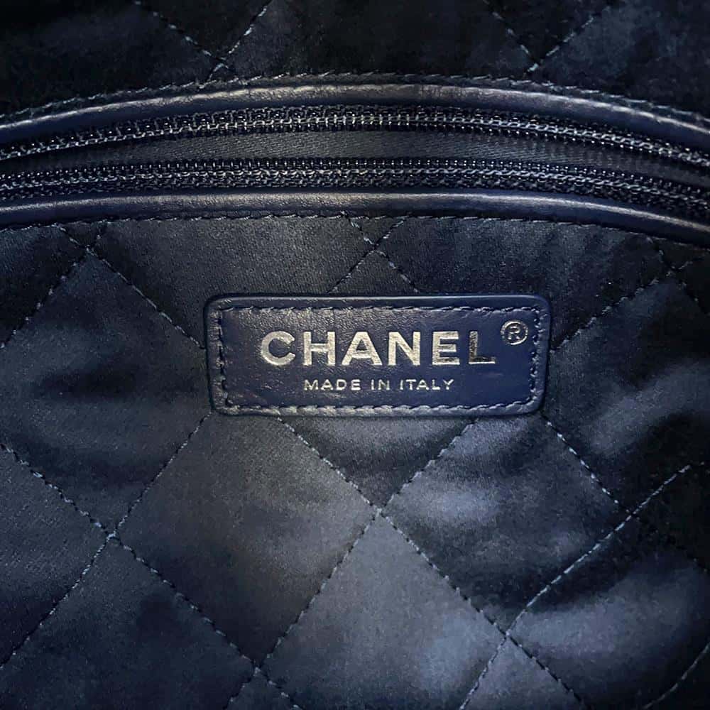 CHANEL Matelasse CHANEL22 BlueAS3260 Denim Size Small