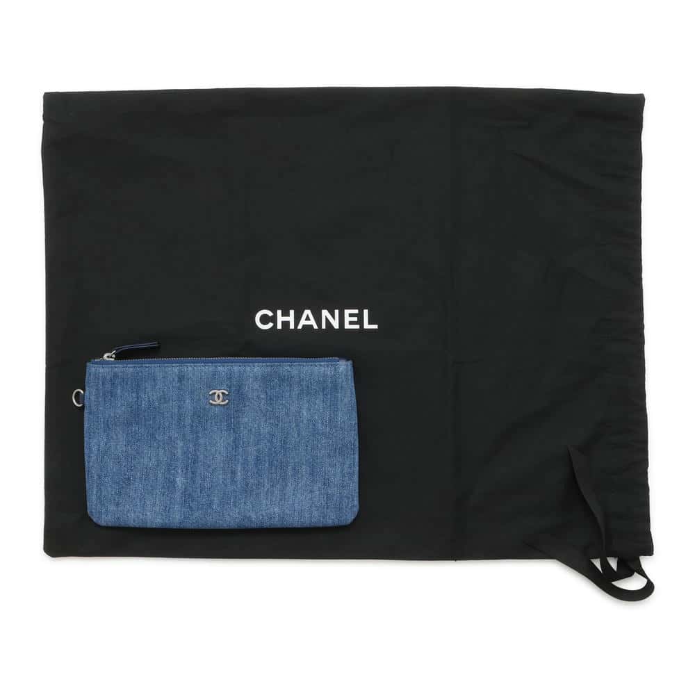 CHANEL Matelasse CHANEL22 BlueAS3260 Denim Size Small