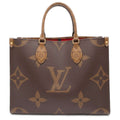 LOUIS VUITTON Onthego Red M45321 Monogram Monogram Reverse Canvas Monogram Giant Size MM