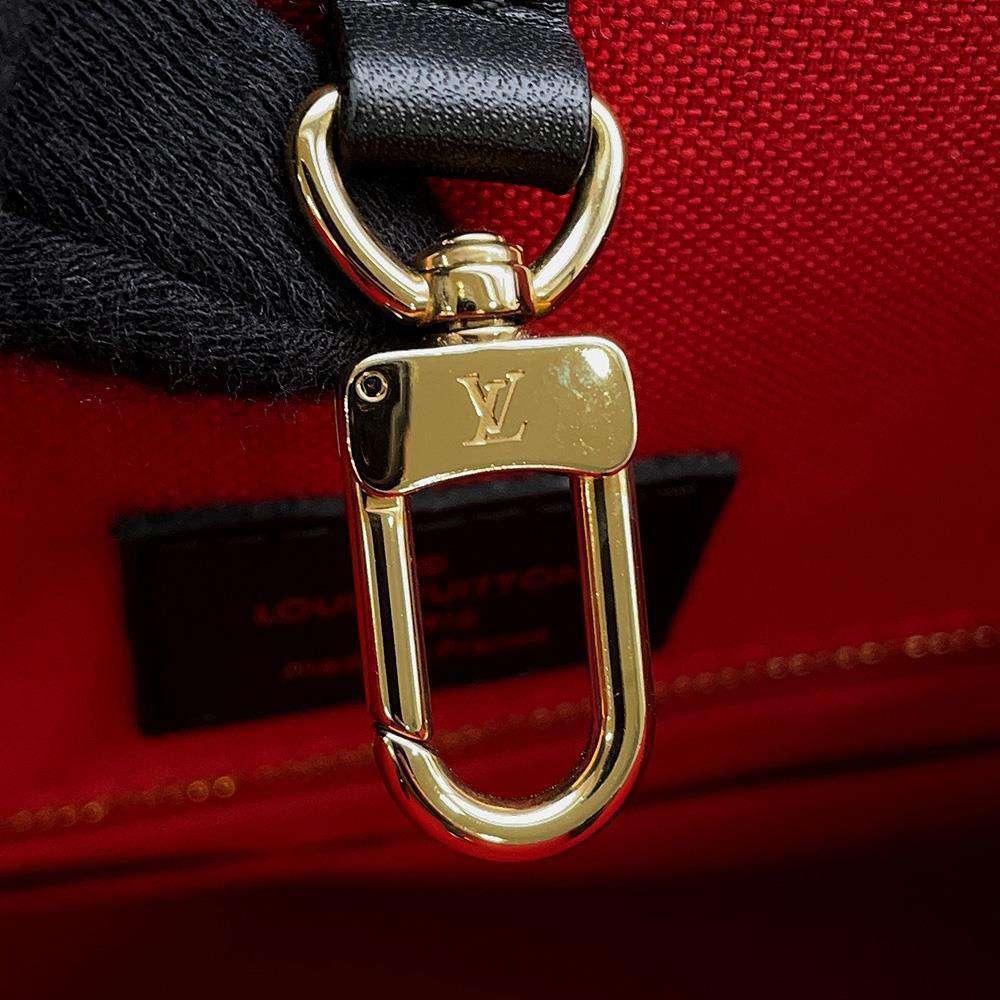 LOUIS VUITTON Onthego Red M45321 Monogram Monogram Reverse Canvas Monogram Giant Size MM
