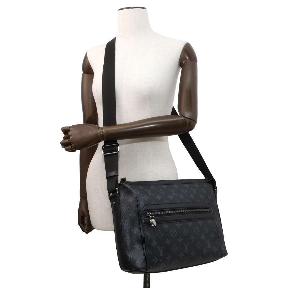 LOUIS VUITTON Odyssey Messenger Noir M44223 Monogram Eclipse Size PM