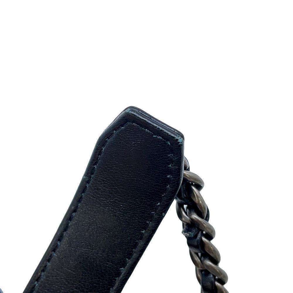 CHANEL 19 Chain Coin purse Black Lambskin