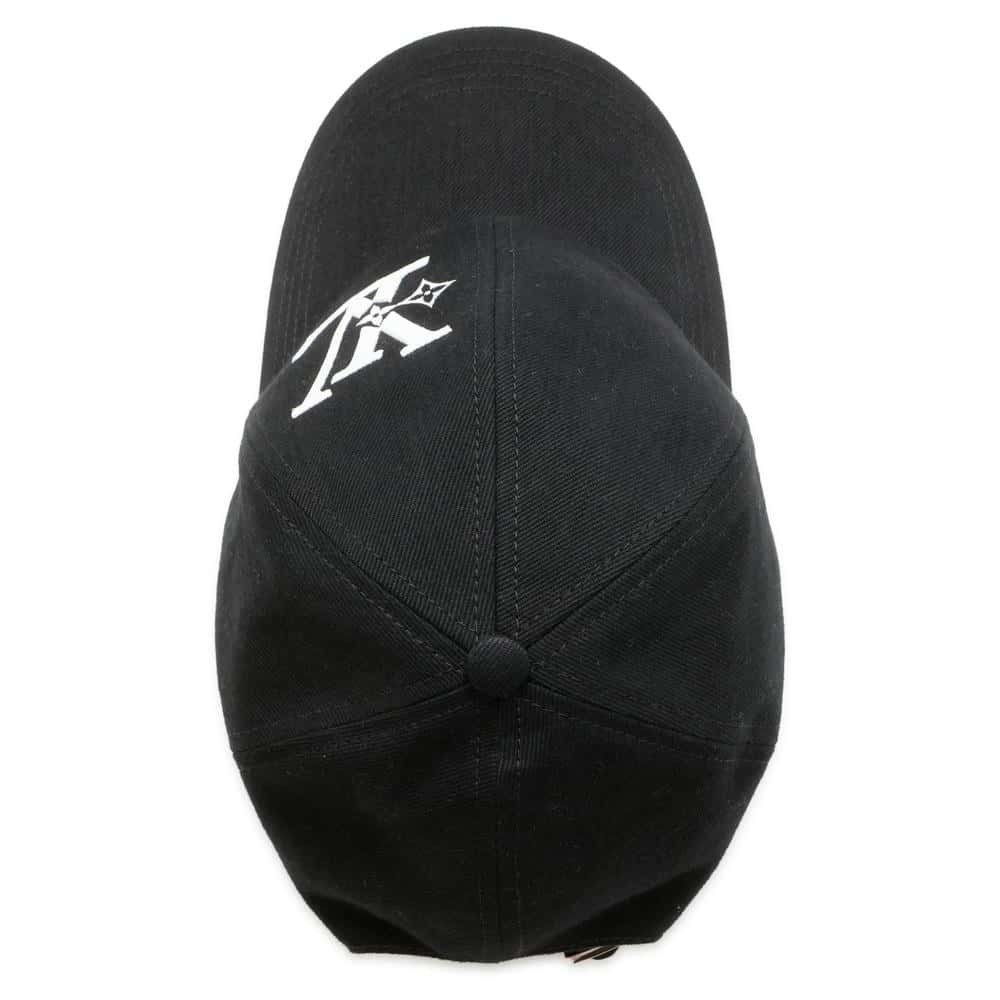 LOUIS VUITTON Cap LV Smash Size L Black M7608L Cotton100%