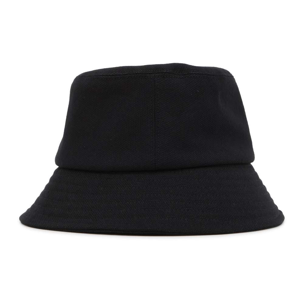 CHANEL logo bucket hat Size M Black/MulticolorAA9703 Cotton100%