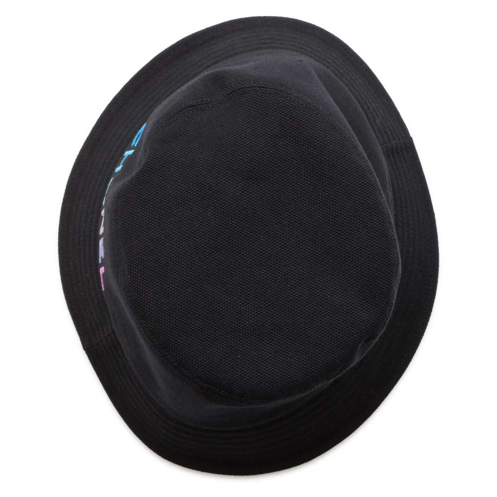 CHANEL logo bucket hat Size M Black/MulticolorAA9703 Cotton100%