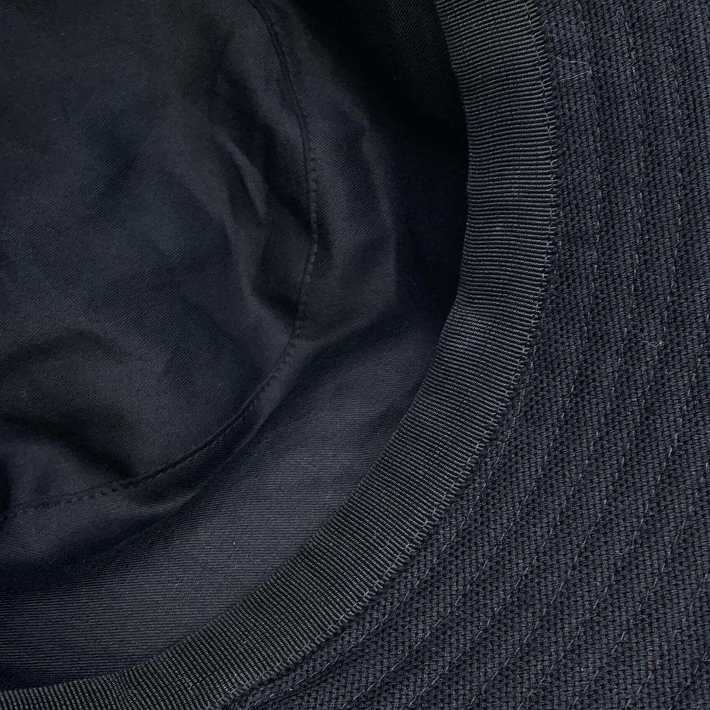 CHANEL logo bucket hat Size M Black/MulticolorAA9703 Cotton100%
