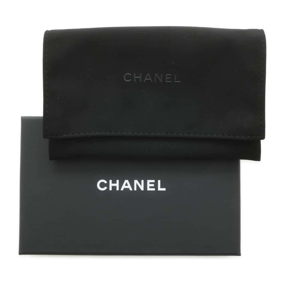 CHANEL Flap Card Case OrangeAP3717 Caviar Leather