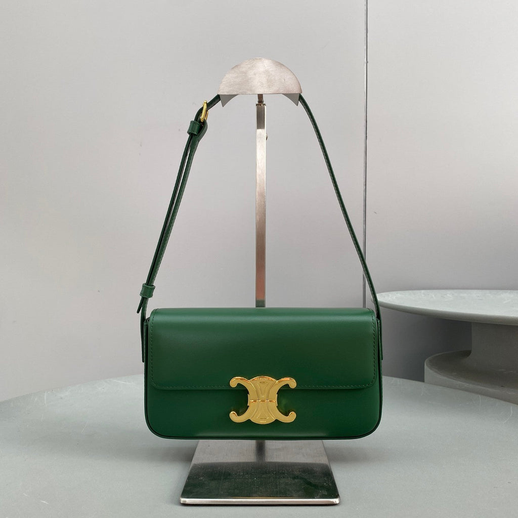 GLAMI Triomphe Shoulder Bag Green For Women 8in/20cmÃƒâ€šÃ‚Â 