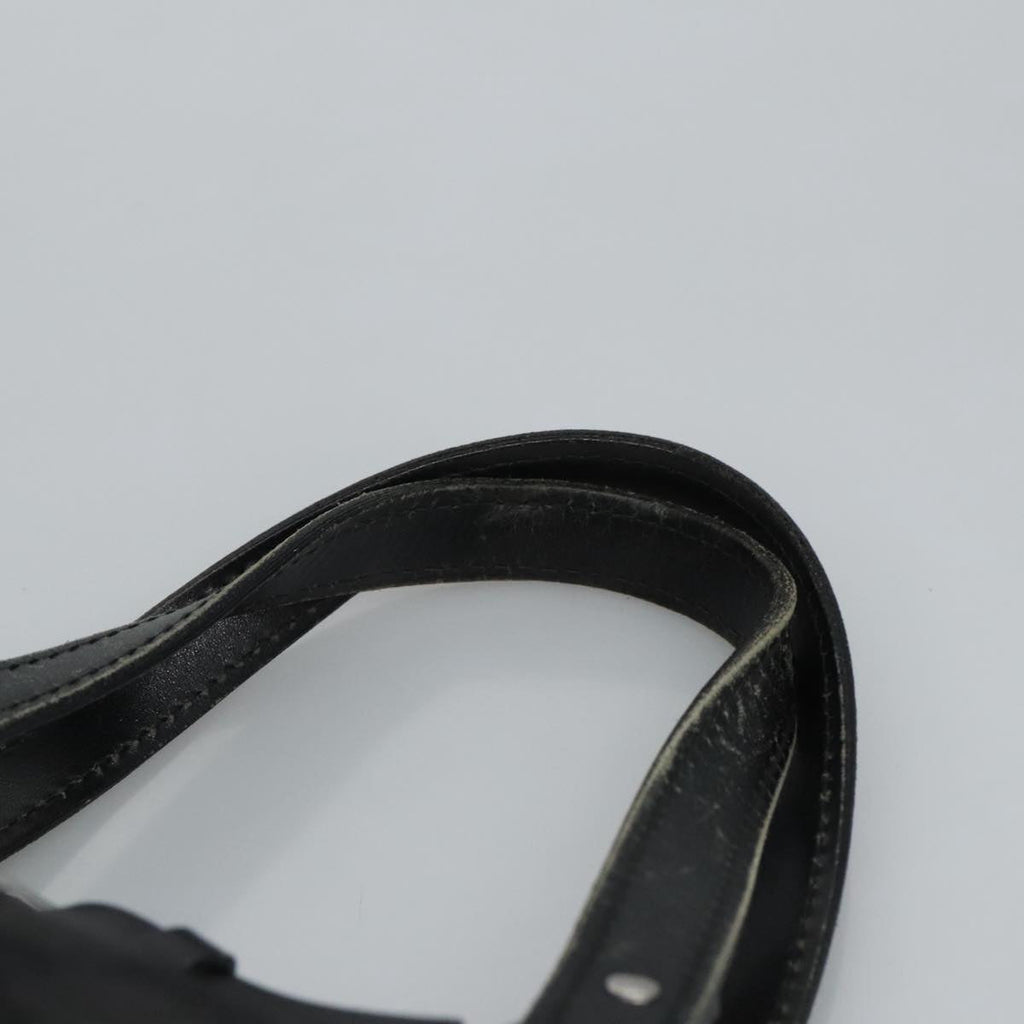 GUCCI GG Canvas Hand Bag Black Silver 106251 99306